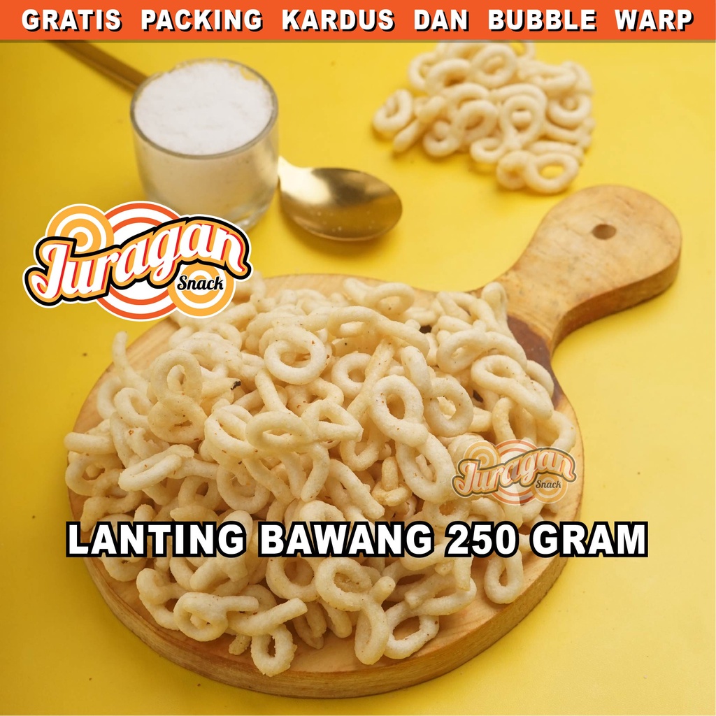 LANTING BAWANG 500 gram snack kiloan makanan ringan jajanan cemilan camilan asin gurih murah