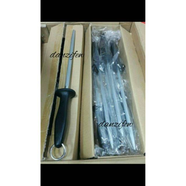 

Murah Honing Steel Multi-purpose Diamond Sharpener Knife S-10 inch HRC 65