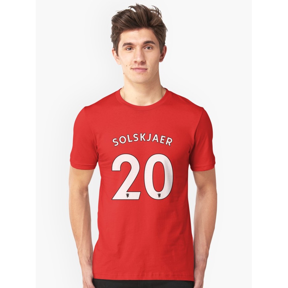 KAOS COMBED 30S BAJU TSHIRT SOLSKJAER 20   MU MANCHESTER UNITED