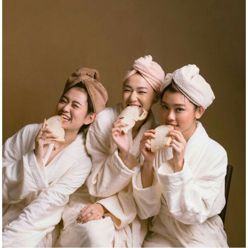 HAIR TOWEL PINK - MICROFIBER - FOR EVENT - GOODIE BAG