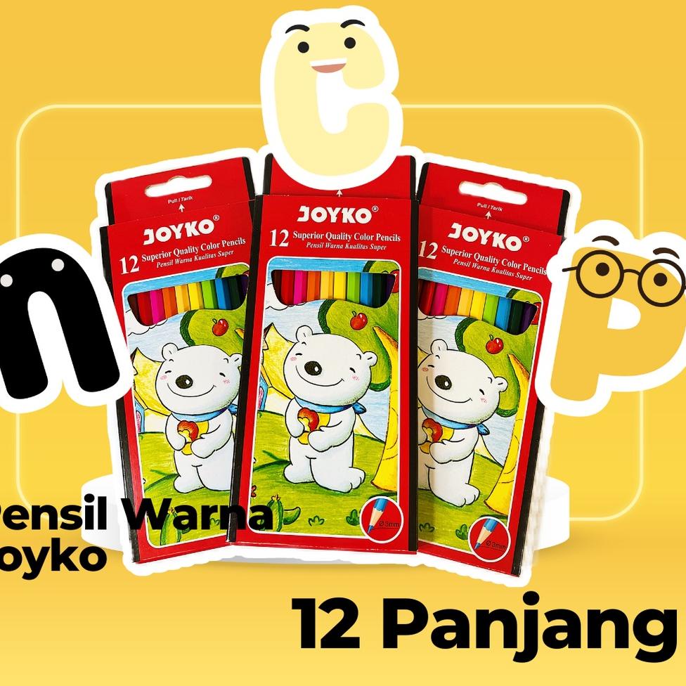 

(C2L5).. Pensil Warna Joyko 12 Panjang //Pasti@cepat