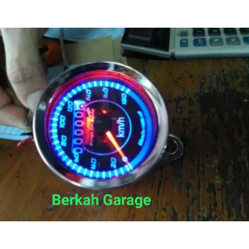 Spedometer Kilometer Bulat LED Rx-King Vixion Tiger Cb Crum