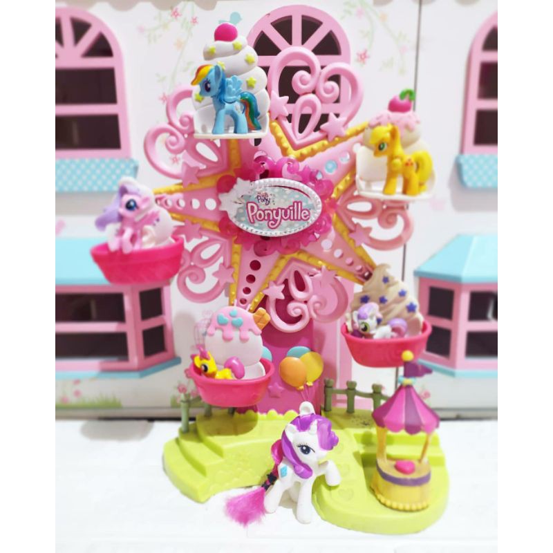 mainan little pony Castle poni