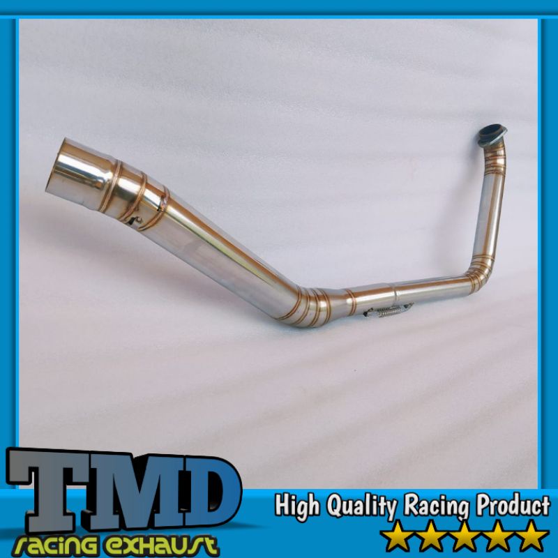 Leher knalpot racing Vixion R full cacing stainless