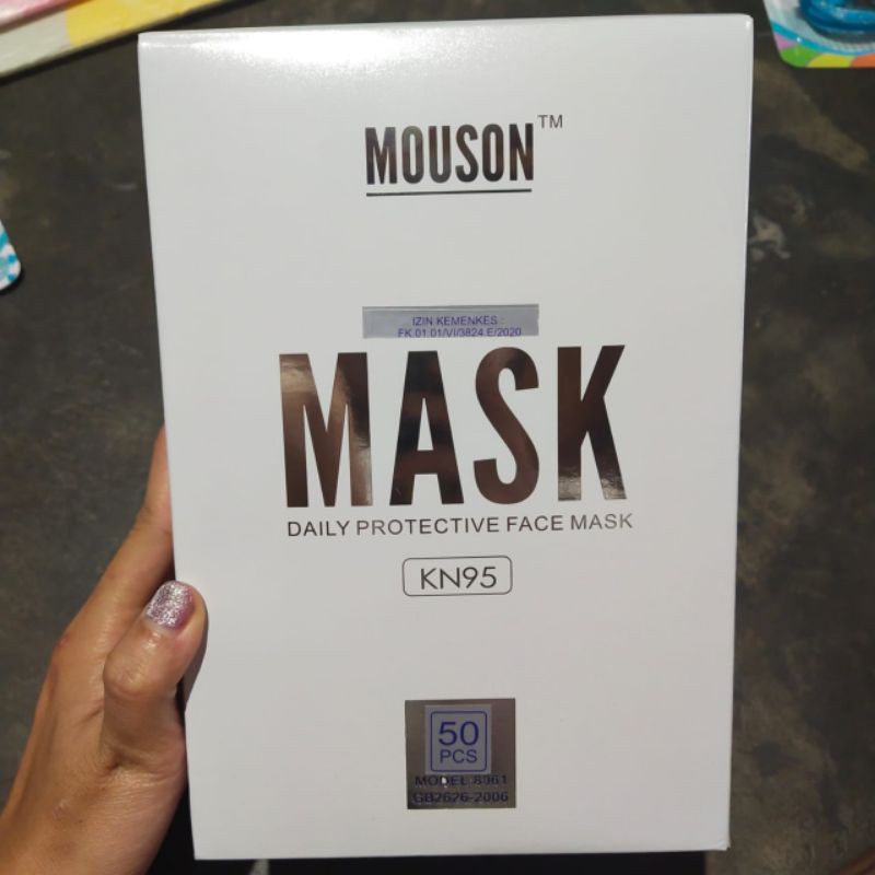 MASKER MOUSON EMBOSS MASKER KN95 EMBOSS MASKER MEDIS MAKER MURAH