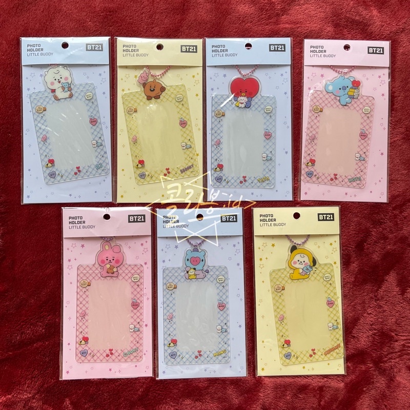 [READY] BT21 Photocard Holder Little Buddy Party