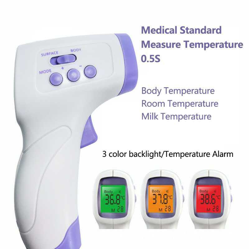 INFRARED THERMOMETER untuk TUBUH RESPON PENGUKURAN 0.5 DETIK