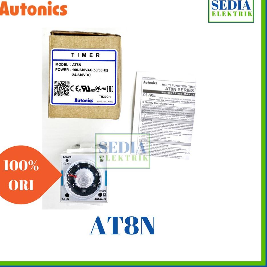 Harga TERMURAAH.. TIMER AUTONICS AT8N AT-8N AT 8N 100-240VAC 24-240VDC PERSAMAAN H3CR-A8