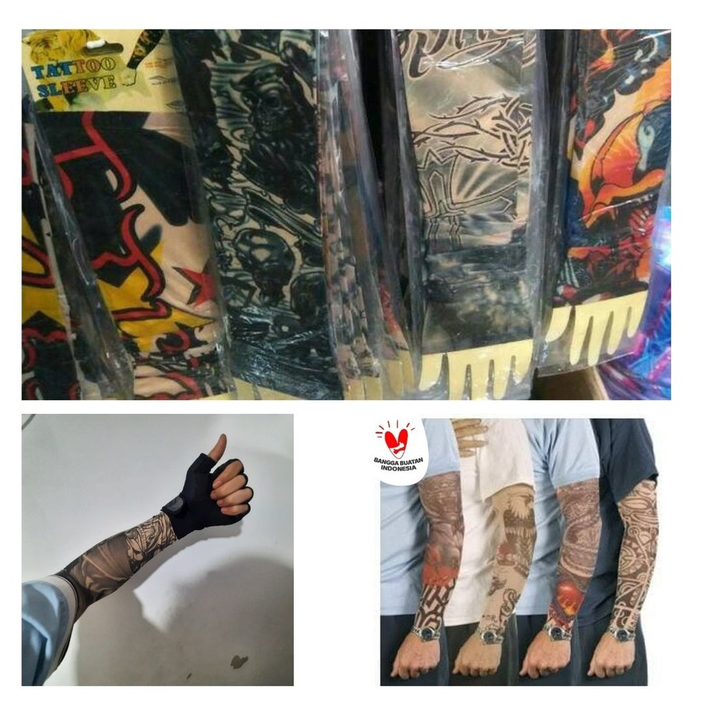 Manset Sarung Lengan Tangan Motif Tato 114117