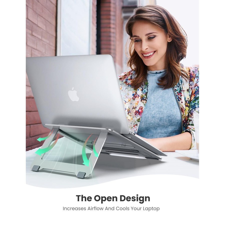 Ugreen Stand Holder Laptop Slim Portable Dengan Kipas Pendingin