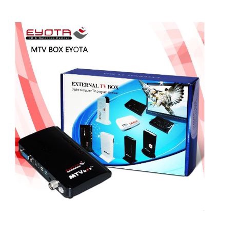 External Tv tuner eyota 1200p pal-ntsc digital 200Mhz adapter with remote for proyektor crt led lcd monitor mtv box 1920i