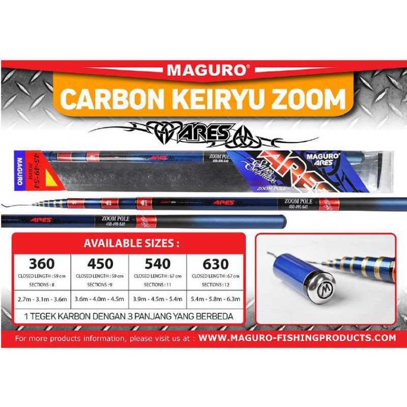 JORAN TEGEK CARBON ZOOM MAGURO ARES 360 450