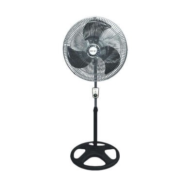 SEKAI Kipas Angin Tornado Stand Fan/Desk Fan/Wall Fan 3IN1 18&quot; IST1851 - Hitam Silver