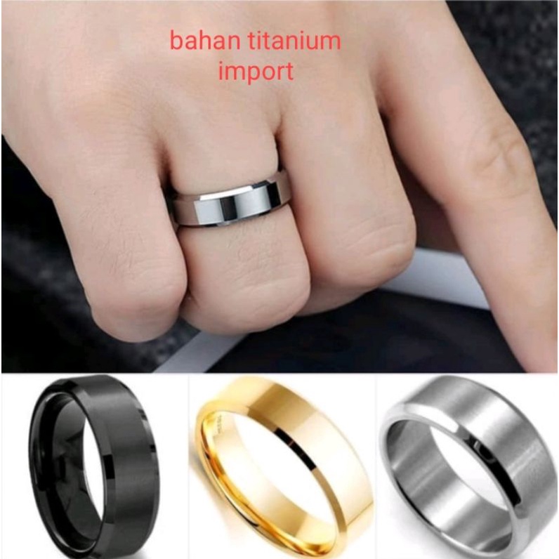 cincin titanium ukir nama