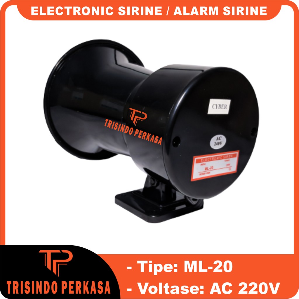 Electronic Sirine ML 20 Sirene ML-20 Alarm Sirine ML-20 AC 220V ML20