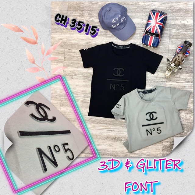 kaos anak import chanel/CH001