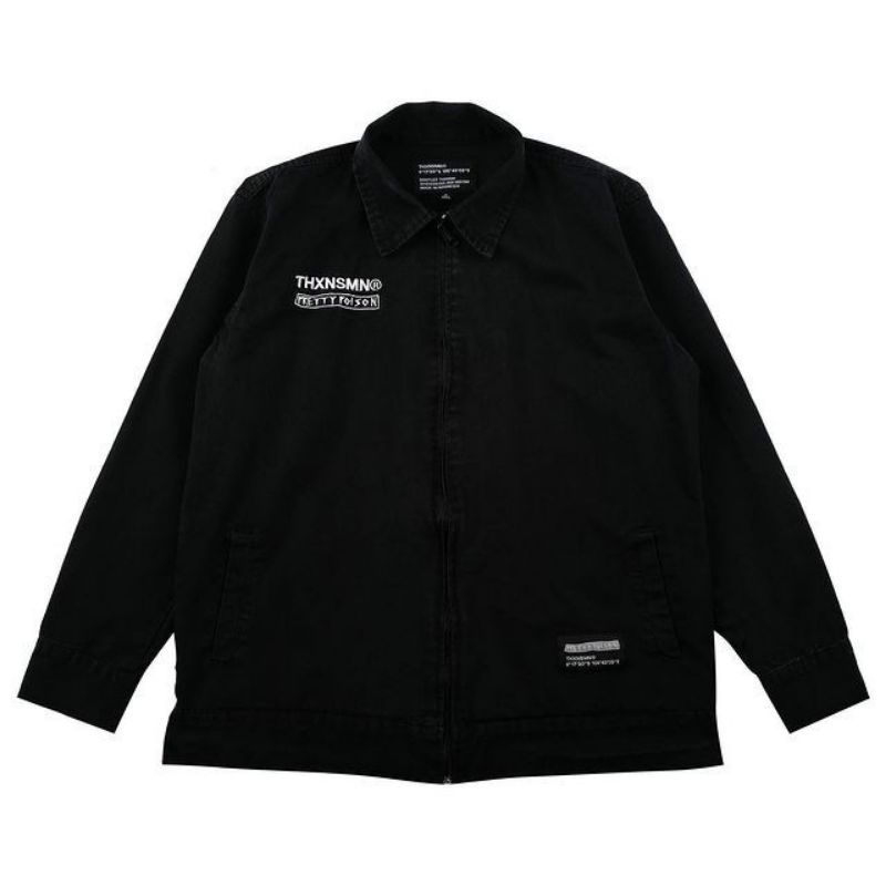 Jaket Pretty Poison X Thanksinsomnia Black