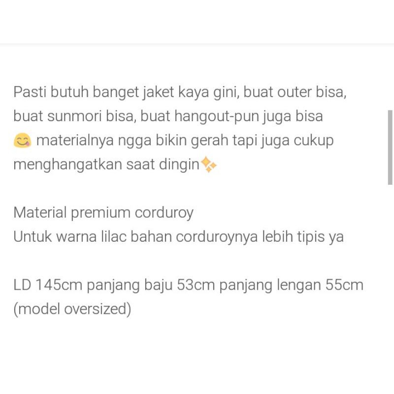 Corduroy Jacket by edmee-1