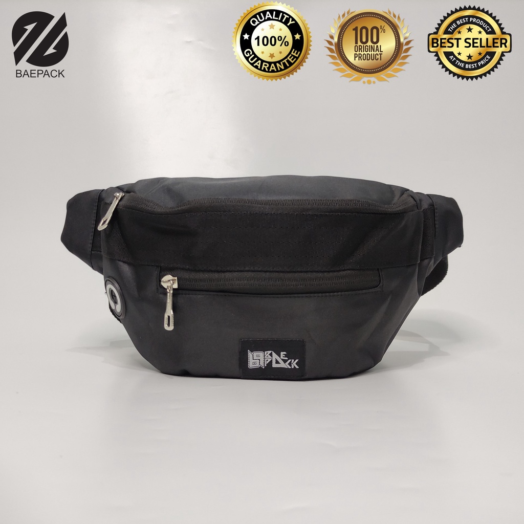 West Bag Tas Pinggang Diego Baepack / Tas Pinggang Cowok / Weist Bag Pria / Original Baepack