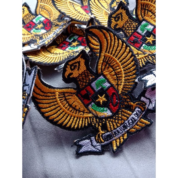 BORDIR LOGO LAMBANG GARUDA