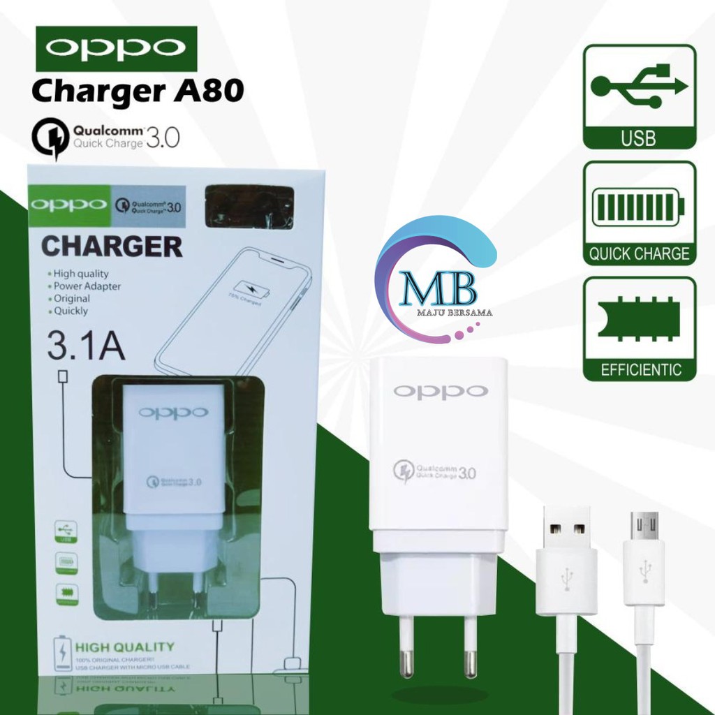 BM048 A80 Cashan Cashan OPPO 3Amper QUALCOM micro fast Charging Anti meledak A3S A5S F9 F11 F5 F7 MB1332