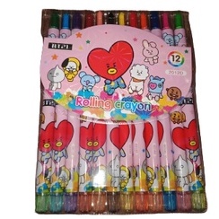 

Crayon putar rolling panjang fancy isi 12 warna
