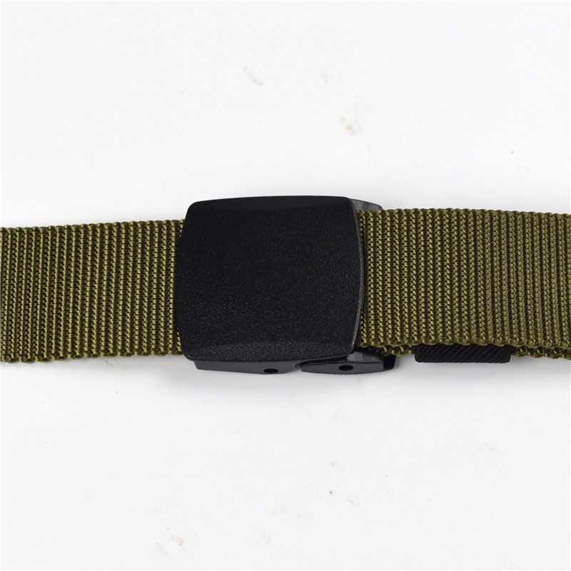 Rhodey Tali Ikat Pinggang Pria Anti Xray Plastik Automatic Buckle 899 [Army Green]