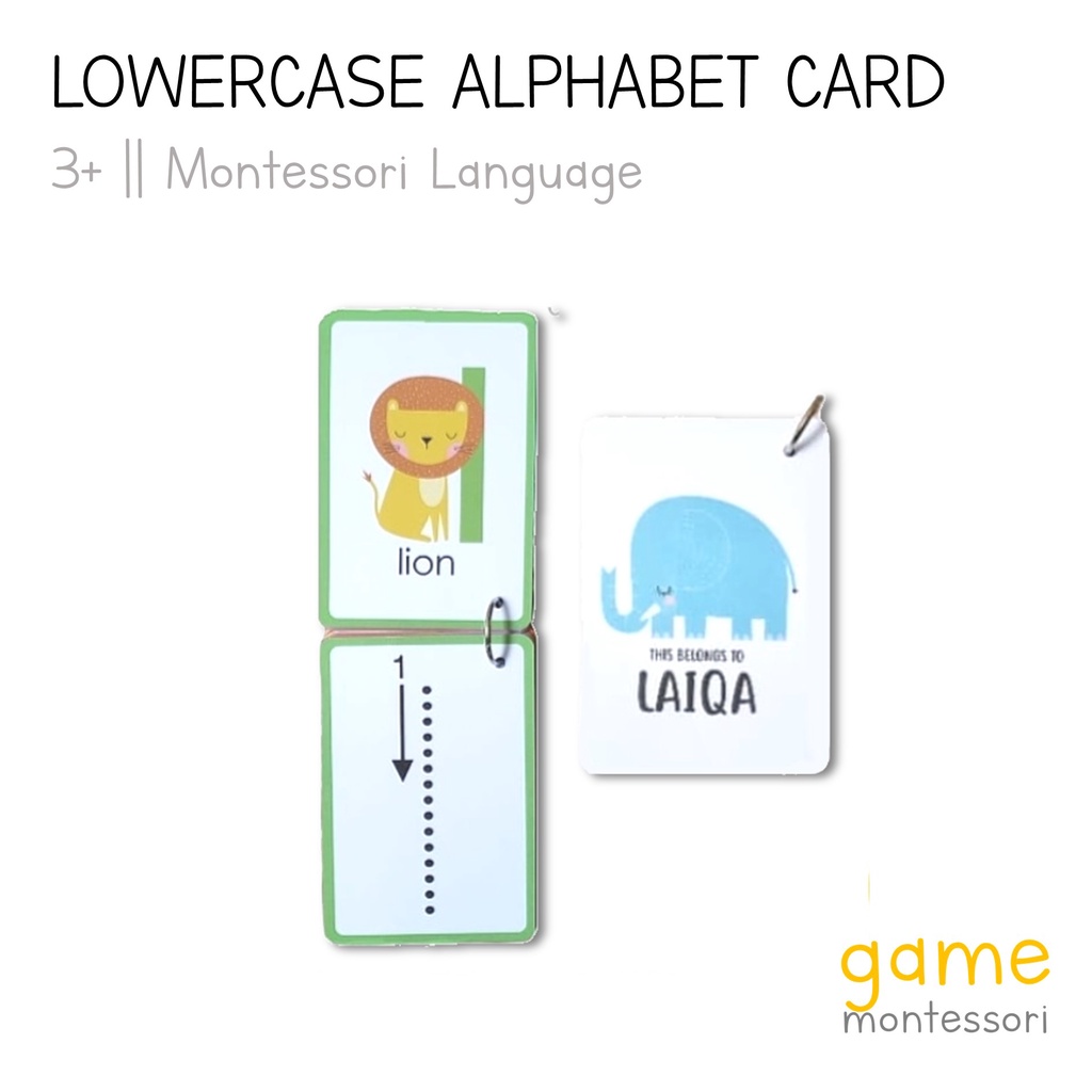 

Game Cards Lowercase or Uppercase