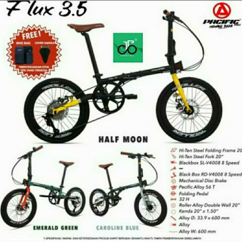 Sepeda lipat 20" Pacific Flux 3.5