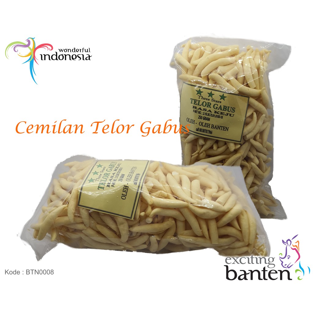 

Cemilan Telor Gabus rasa Keju, Snack tradisional Nusantara, 250g