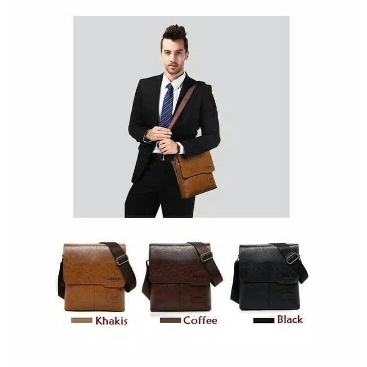 tas selempang pria kulit/tas pria ransel satu tali slingbag import