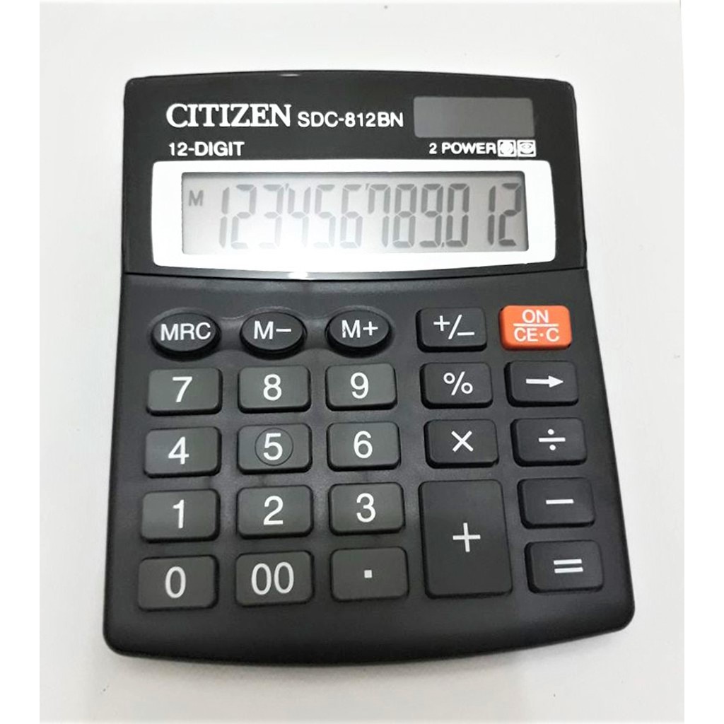 Kalkulator Citizen 812 12 Digit Citizen SDC-812BN murah kalkulator bakul murah calculator besar