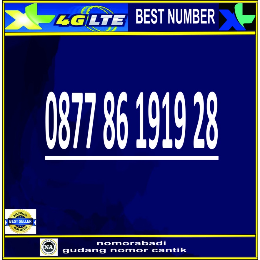 nomorcantik kartu perdana xl 4G 1928 h75
