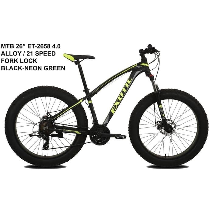 Sepeda Fatbike MTB Exotic 2658 4.0 Ban Jumbo Limited