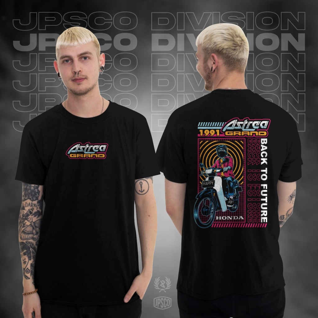 Baju Atasan Kaos Distro Motor Pria Lengan Pendek Terbaru Keren 2022 Honda Astrea Grand