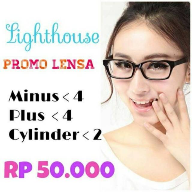 Harga Lensa Bening Minus Plus Supersin