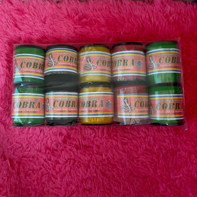 Benang Gelasan Layangan 1 Pack Large Besar Isi 10 pcs (CAP COBRA)