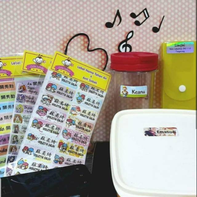 

Label Nama Import Waterproof