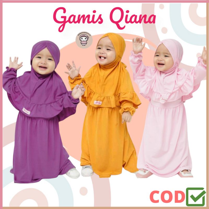 Afsheenastore Gamis Anak gamis Qiana By Almahyrakids