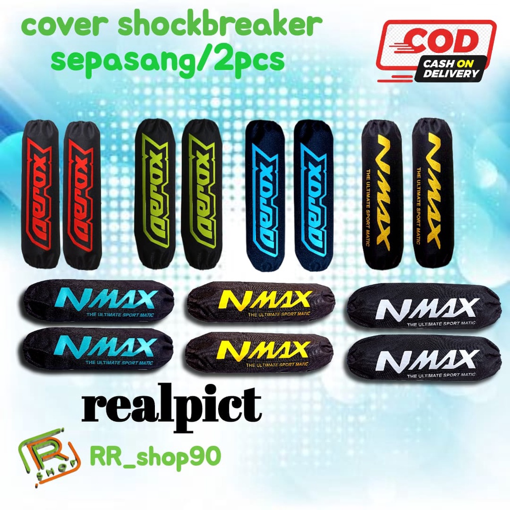 TERBARU SEPASANG SARUNG SHOCK BREAKER/COVER SHOCK BREAKER AEROX/NMAX