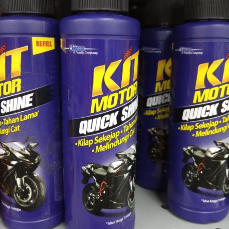 Kit Motor Quick Shine 100Ml Refil Praktis Pengkilap Body Motor Murah