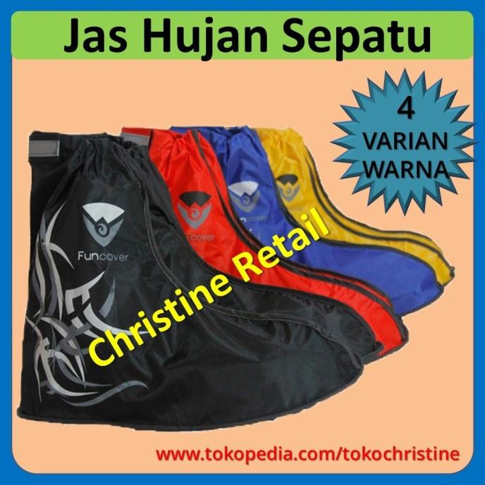 Jas Hujan Sepatu Sarung Sepatu Rain Cover Shoes Anti Air Keren Unik