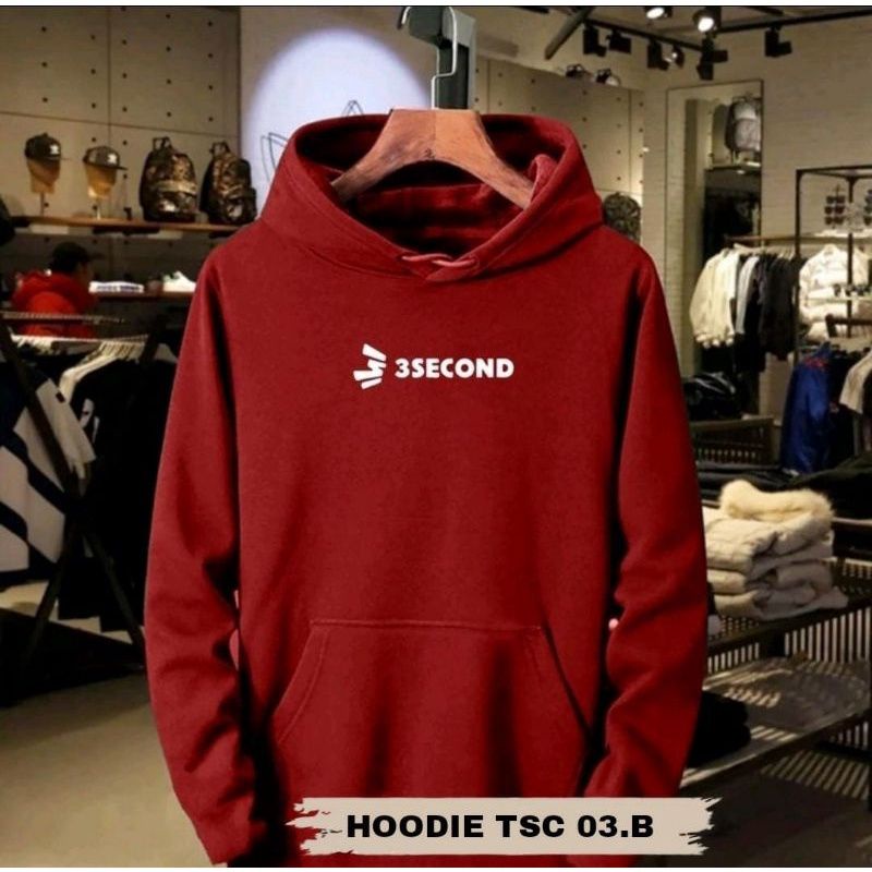 Jaket Sweater Hoodie Jumper Three Second Pullover Oversize | Hoodie Cowok Hoodie Cewek | Sweater Hoodie Distro Bandung M-XXXL