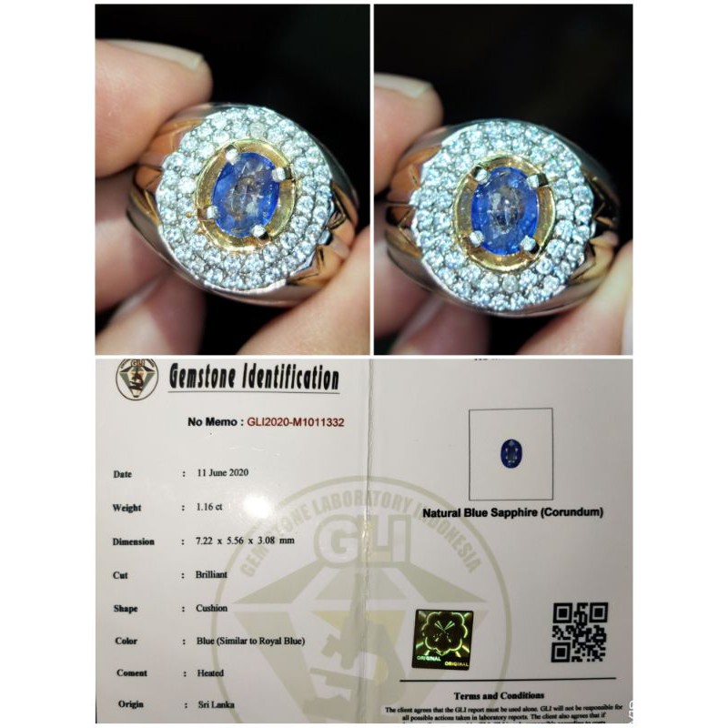 Blue Sapphire Ceylon