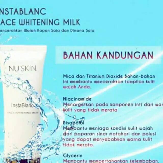 Insta Blanc Face Whitening Milk Indonesia