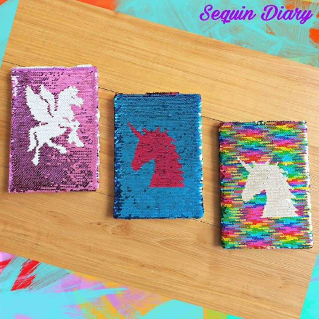 

BUKU SEQUIN DIARY UNICORN