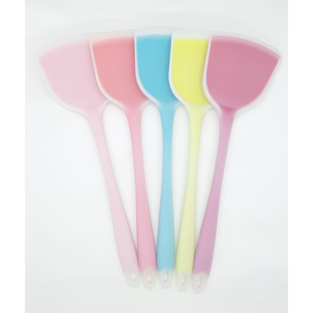 Sutil Spatula Masak Silikon Anti Lengket Tahan Panas Silicone [JY]