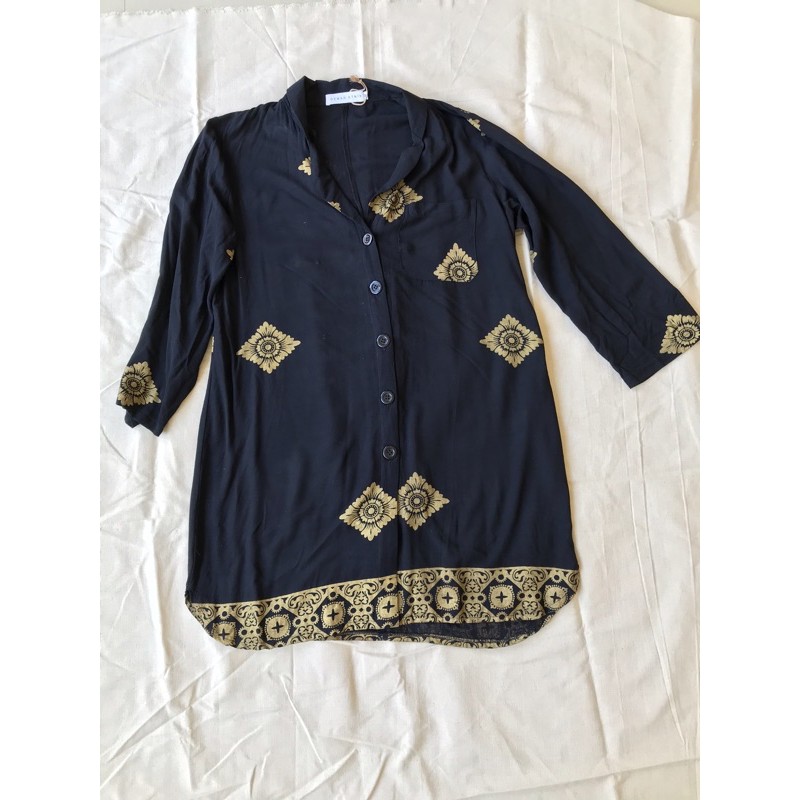 black shirt prada