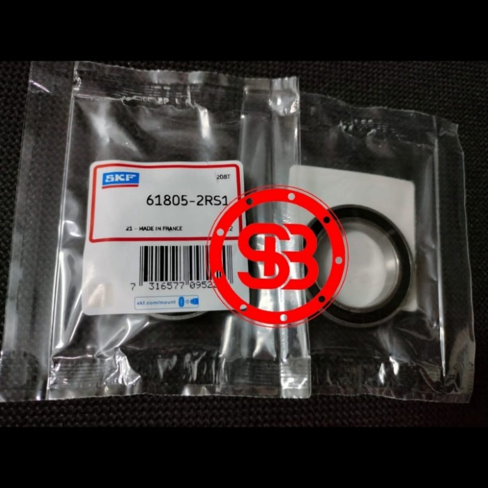 Bearing 61805 2RS / 6805 2RS SKF ORIGINAL