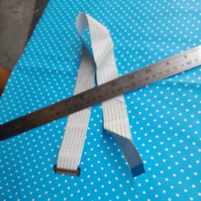 lvds tv led 30 pin bolak balik panjang 52 cm